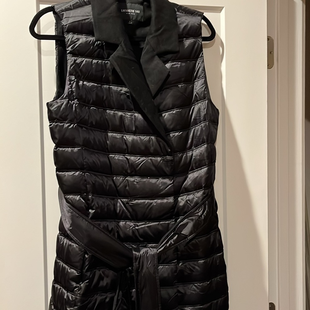 Lafayette long goose down vest